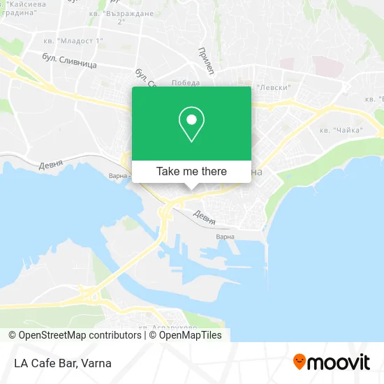 Карта LA Cafe Bar