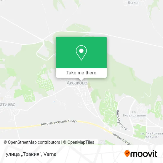 улица „Тракия“ map