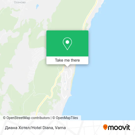 Карта Диана Хотел/Hotel Diana