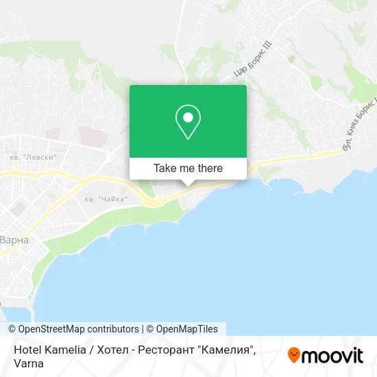 Карта Hotel Kamelia / Хотел - Ресторант "Камелия"