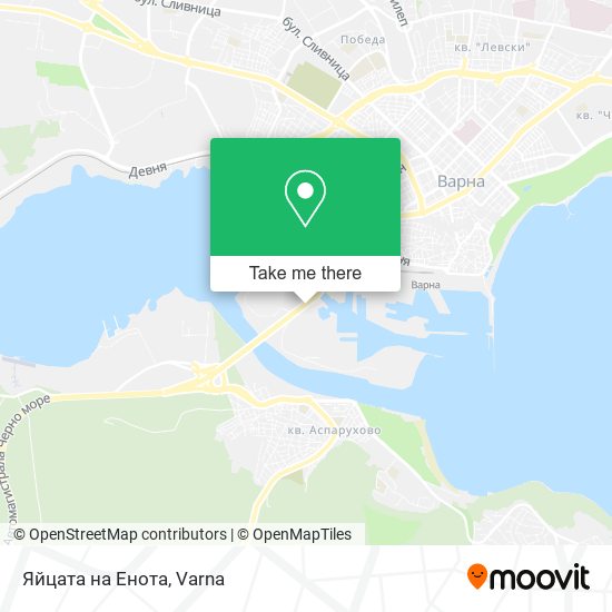 Карта Яйцата на Енота