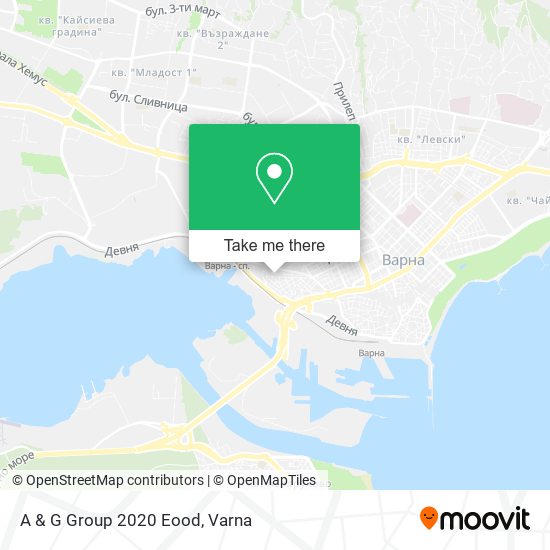 A & G Group 2020 Eood map