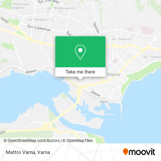 Карта Mattro Varna