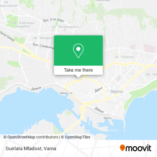 Карта Guirlata Mladost