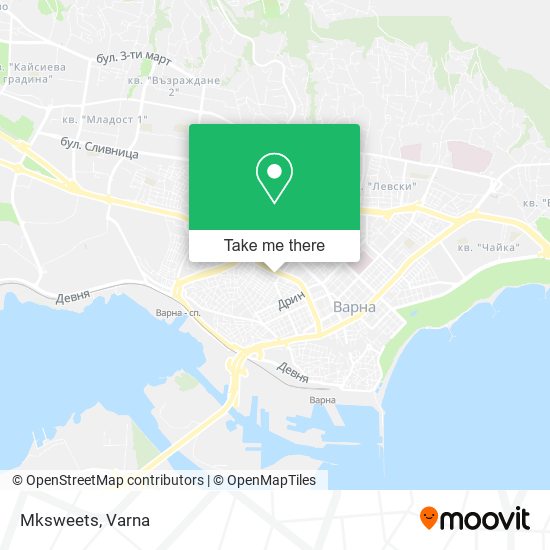 Mksweets map