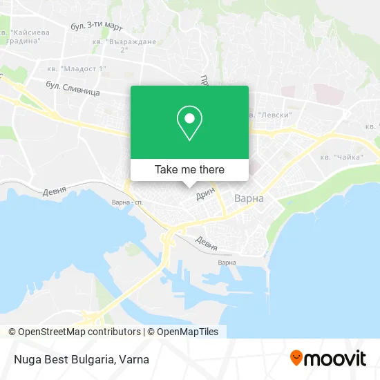 Карта Nuga Best Bulgaria