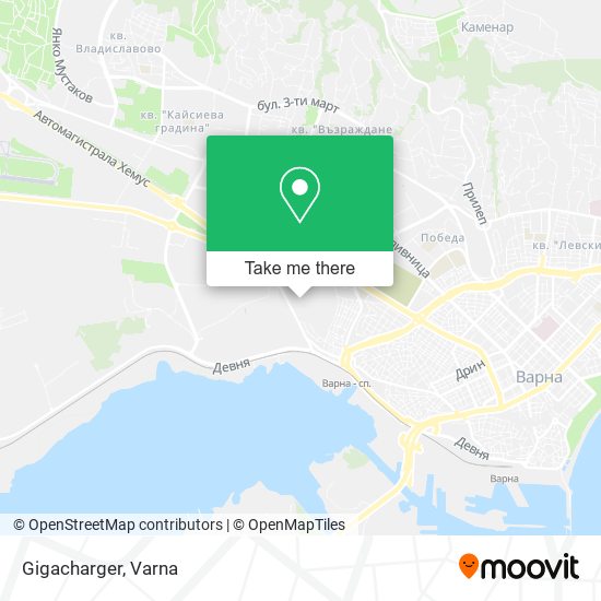 Gigacharger map