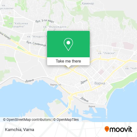 Kamchia map