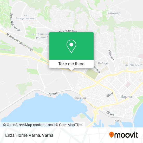 Enza Home Varna map