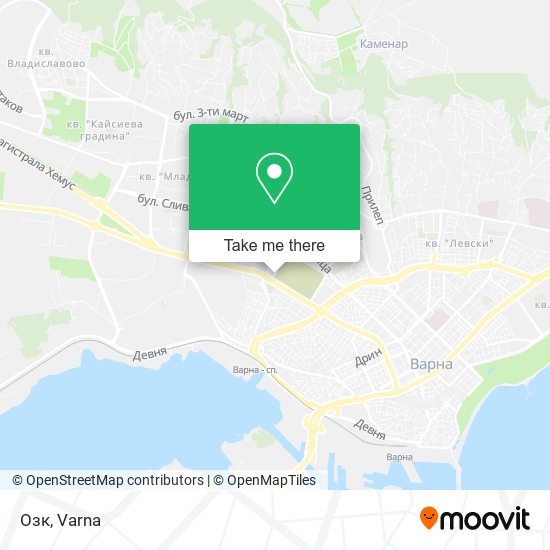 Озк map