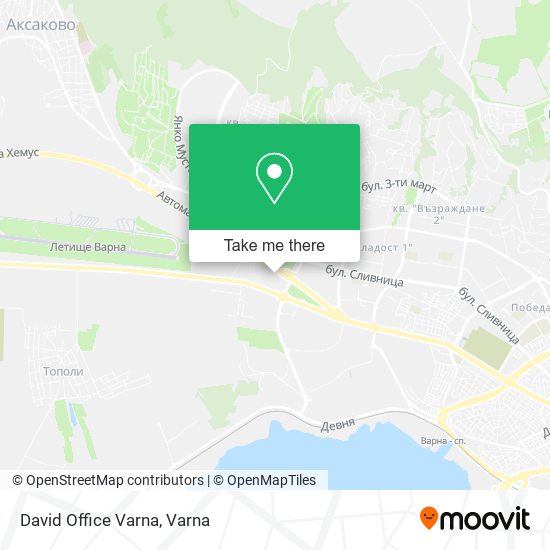 David Office Varna map