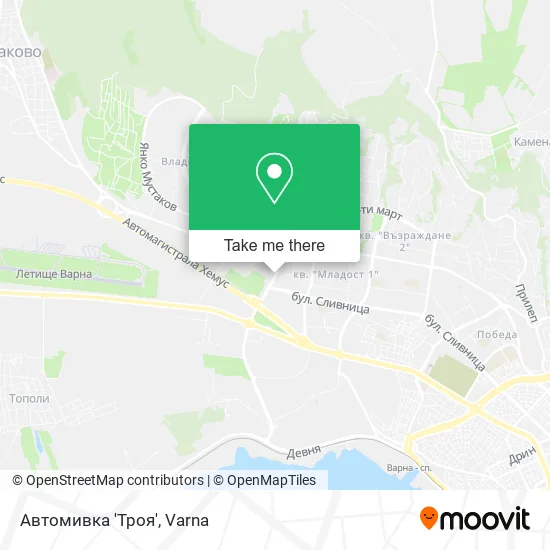 Карта Автомивка 'Троя'