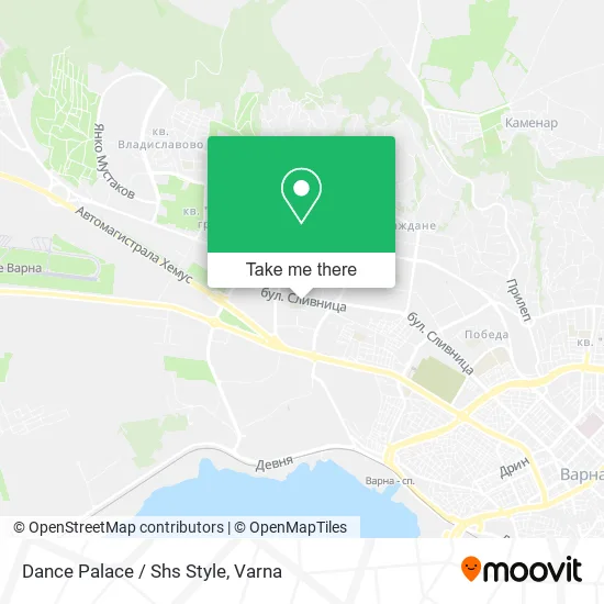 Карта Dance Palace / Shs Style