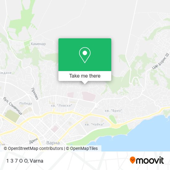 1 3 7 O O map