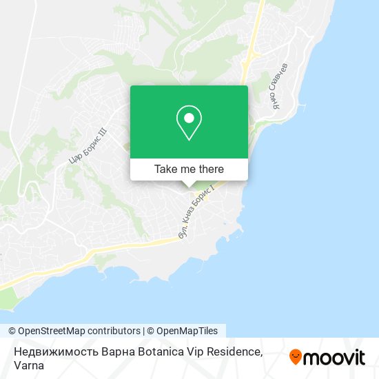 Недвижимость Варна Botanica Vip Residence map