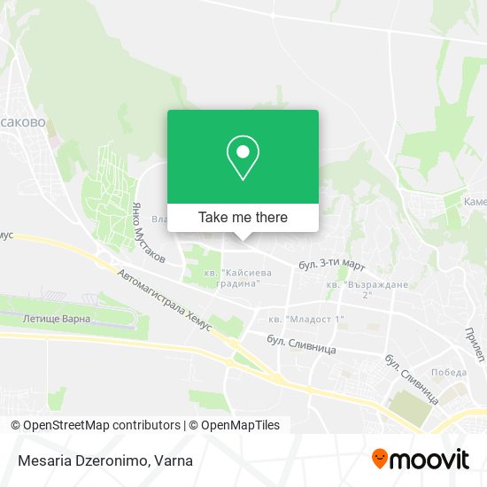 Карта Mesaria Dzeronimo