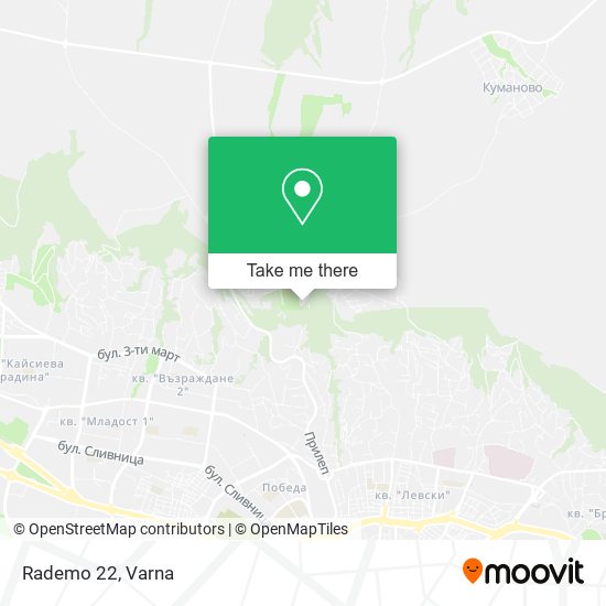 Rademo 22 map