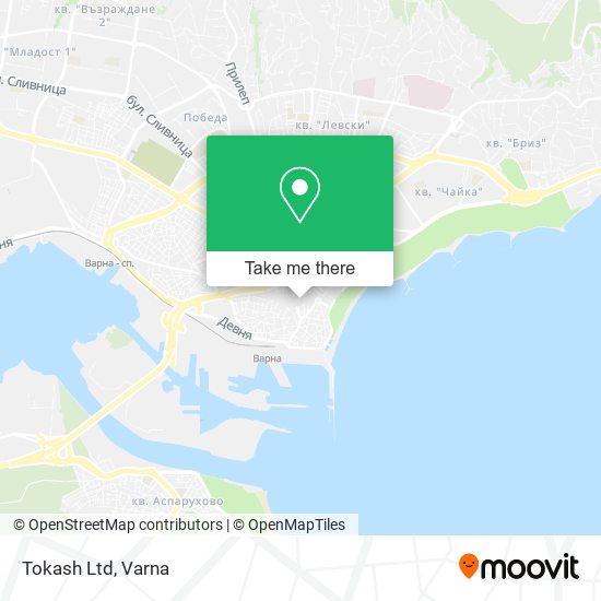 Tokash Ltd map