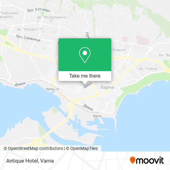 Antique Hotel map