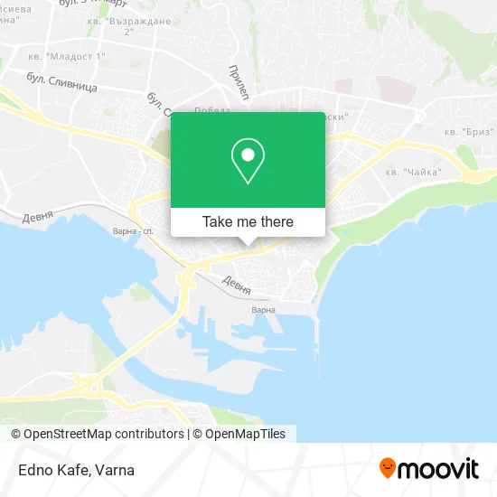 Карта Edno Kafe