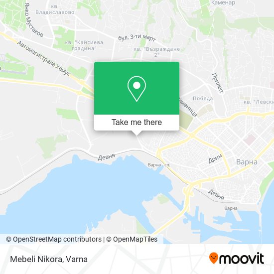 Карта Mebeli Nikora