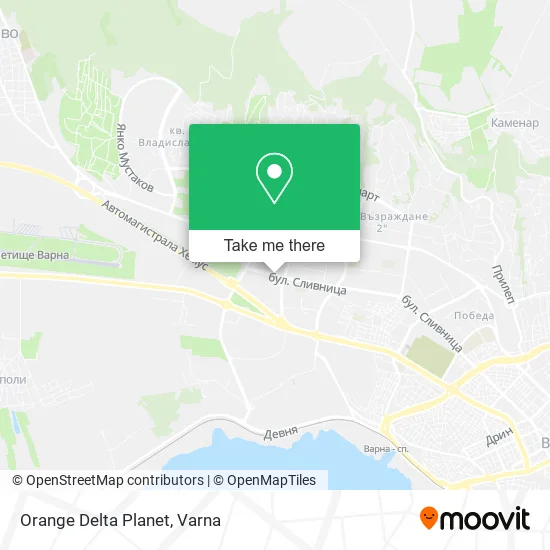 Карта Orange Delta Planet