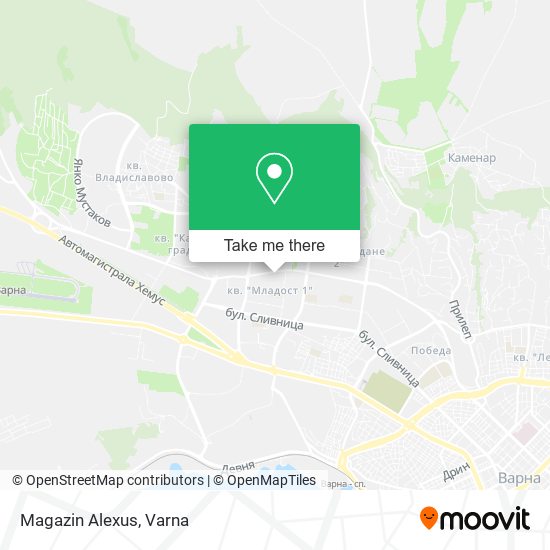 Magazin Alexus map
