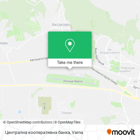 Централна кооперативна банка map