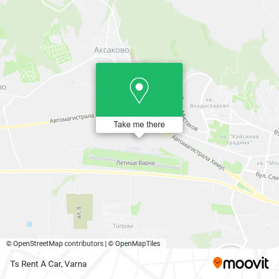 Карта Ts Rent A Car