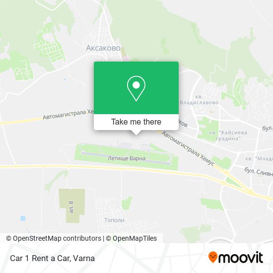 Car 1 Rent a Car map