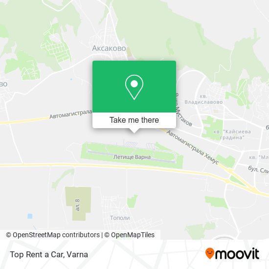 Top Rent a Car map