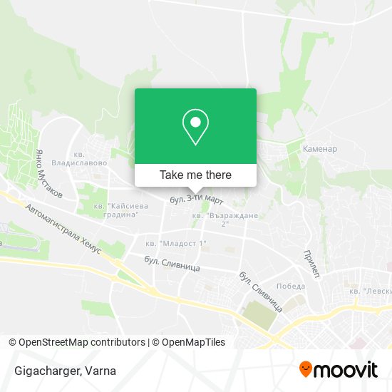 Gigacharger map