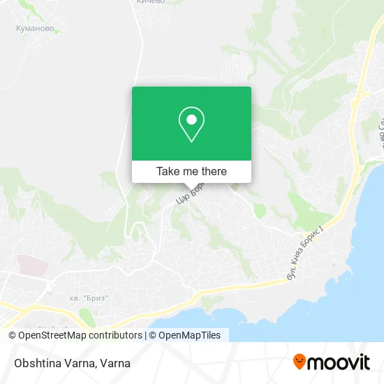 Карта Obshtina Varna