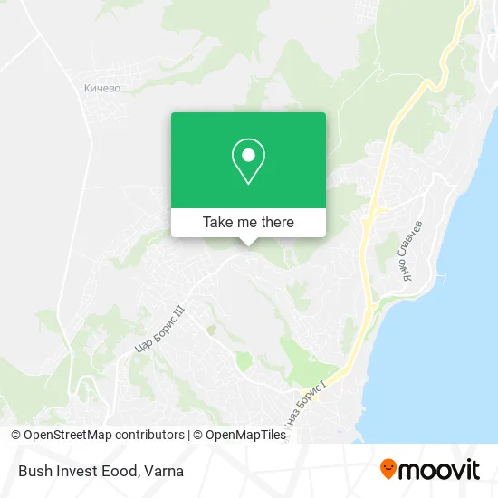 Карта Bush Invest Eood