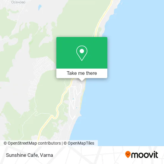 Карта Sunshine Cafe