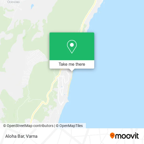 Карта Aloha Bar