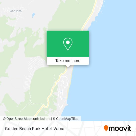 Golden Beach Park Hotel map