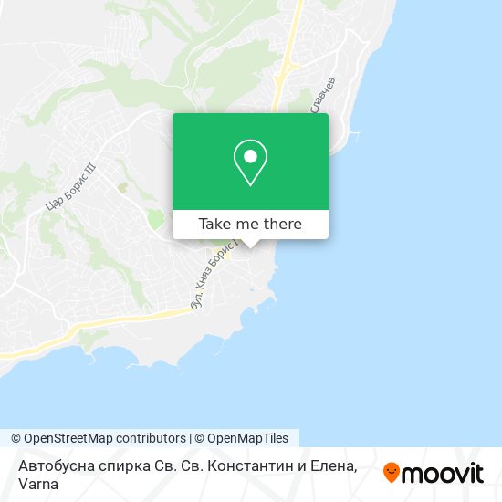 Автобусна спирка Св. Св. Константин и Елена map