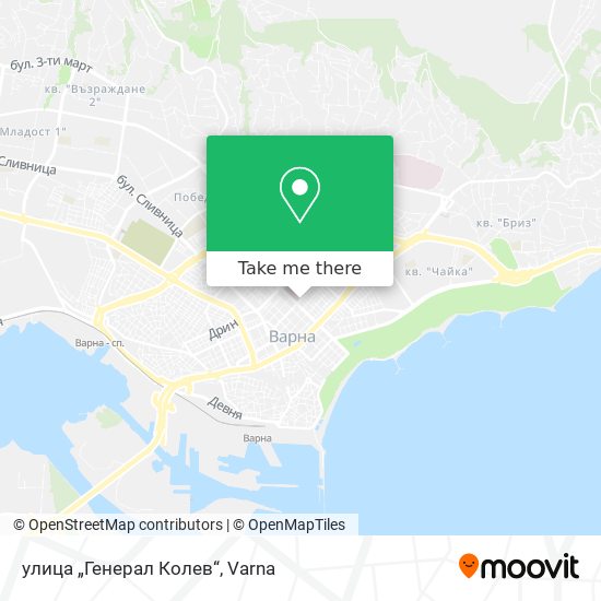 улица „Генерал Колев“ map
