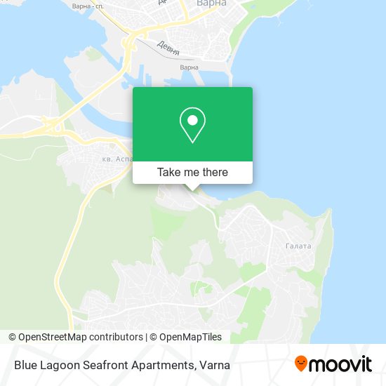 Blue Lagoon Seafront Apartments map