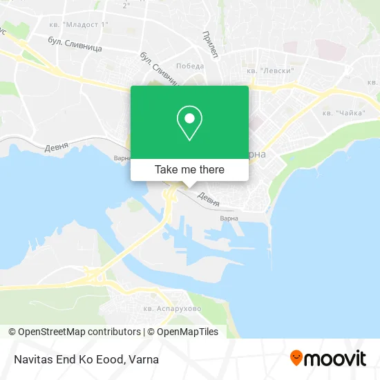 Карта Navitas End Ko Eood