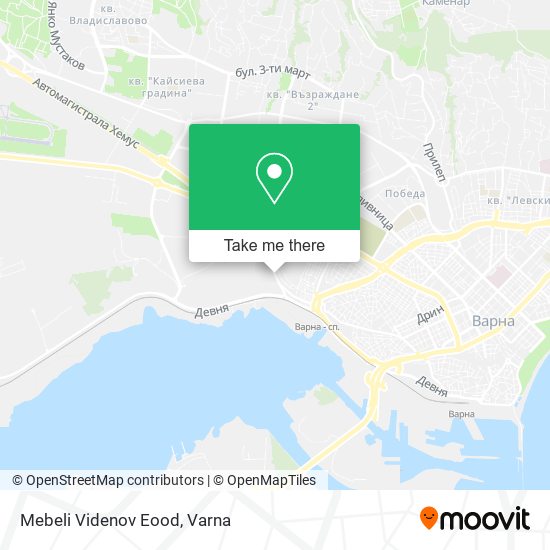Карта Mebeli Videnov Eood