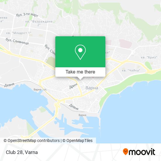 Club 28 map