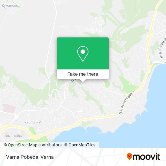 Varna Pobeda map