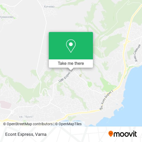 Карта Econt Express