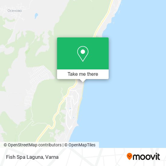 Fish Spa Laguna map