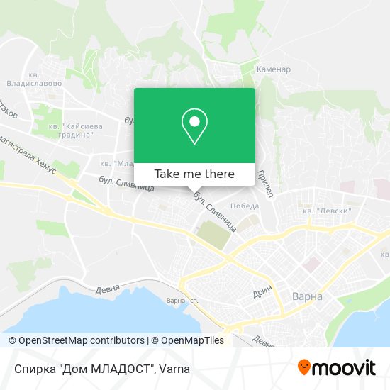 Спирка "Дом МЛАДОСТ" map