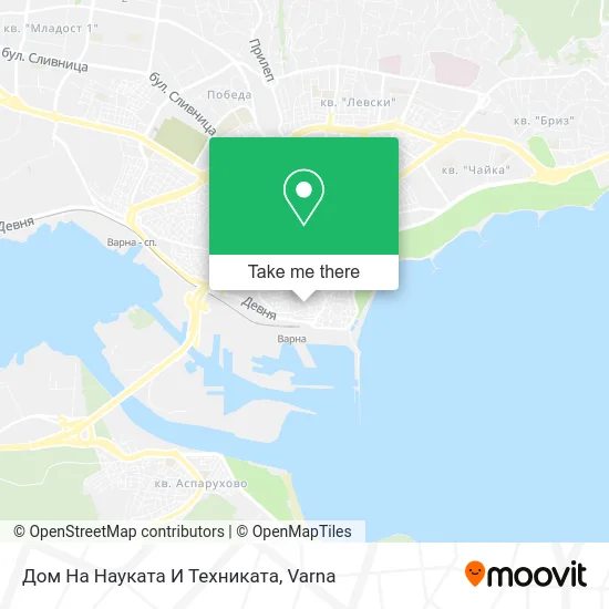 Карта Дом На Науката И Техниката