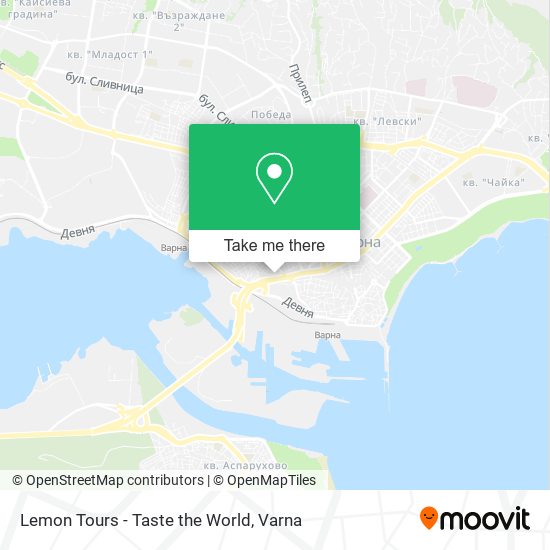 Lemon Tours - Taste the World map