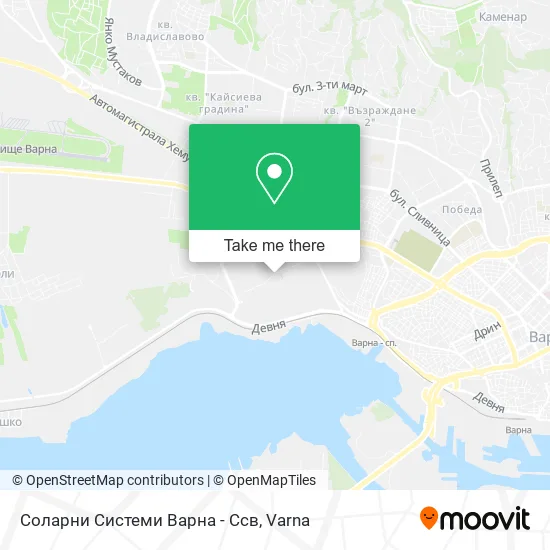 Соларни Системи Варна - Ссв map